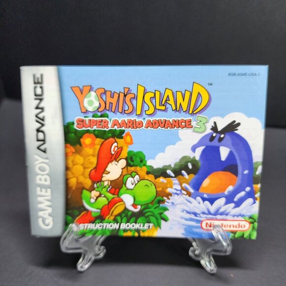 Yoshi's Island: Super Mario Advance 3 Game Boy Advance - Instruction Manual Only - Picture 1 of 3